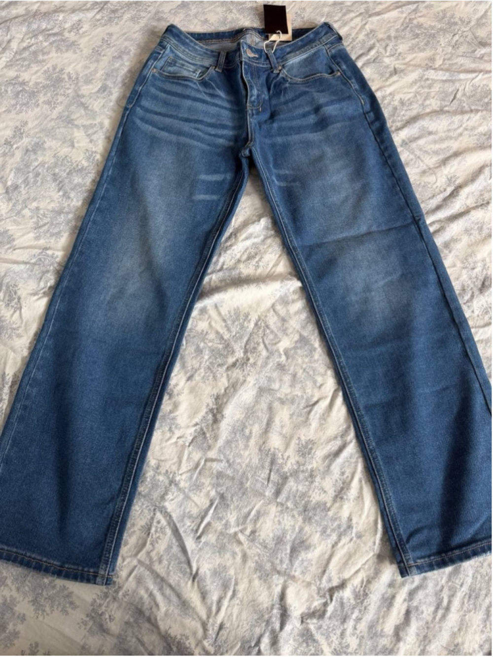 Flamingals Women's Straight-Leg Jeans L